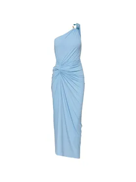 Baobab Canoa one-shoulder knot maxi dress