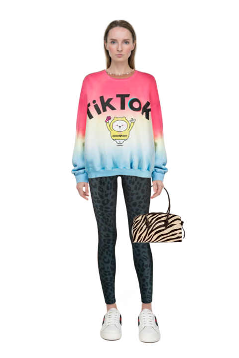 Outfit pinko sweater and brioche duffle zebra-print shoulder bag