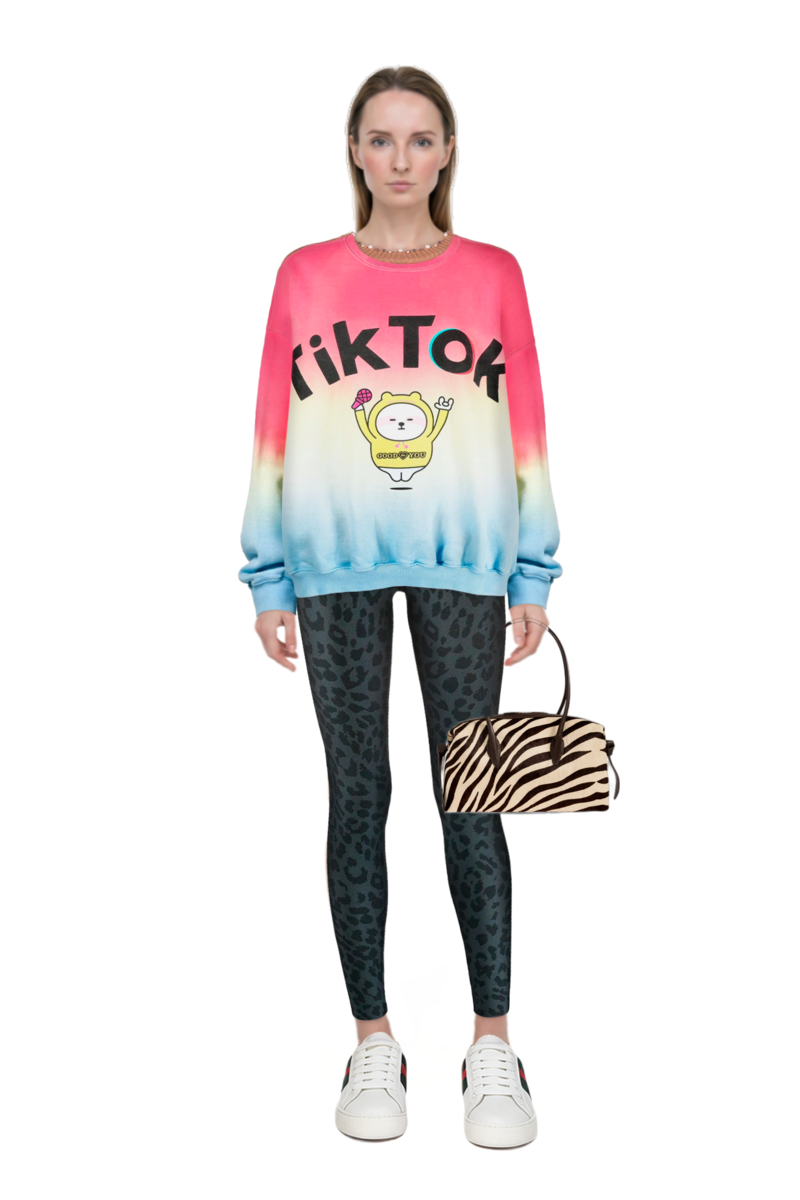Outfit pinko sweater and brioche duffle zebra-print shoulder bag