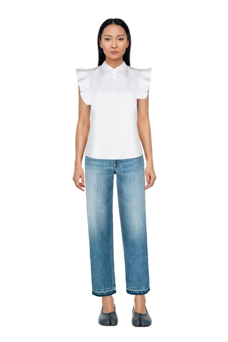 Outfit tabi ballet flats and pinko polo