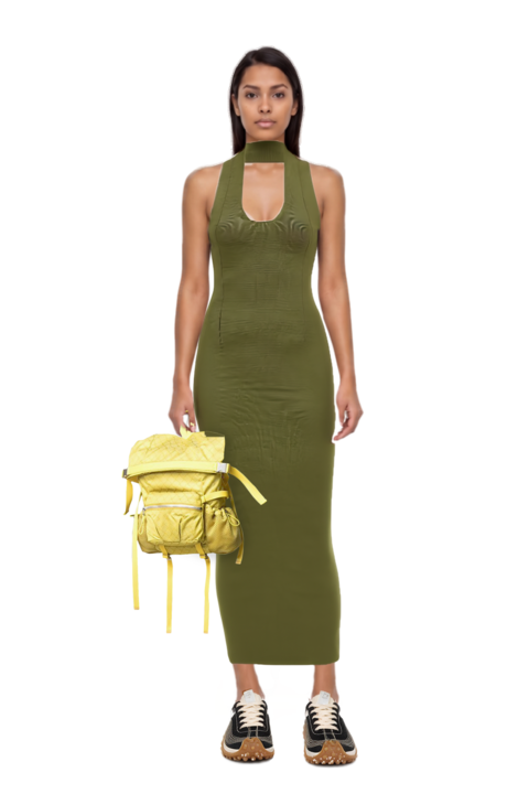 Outfit mahi dress and mesh mirage sneakers