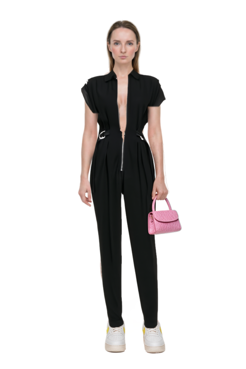 Outfit air force 1 '07 lx "white/phantom/pearl white/yell" sneakers and pinko jumpsuit