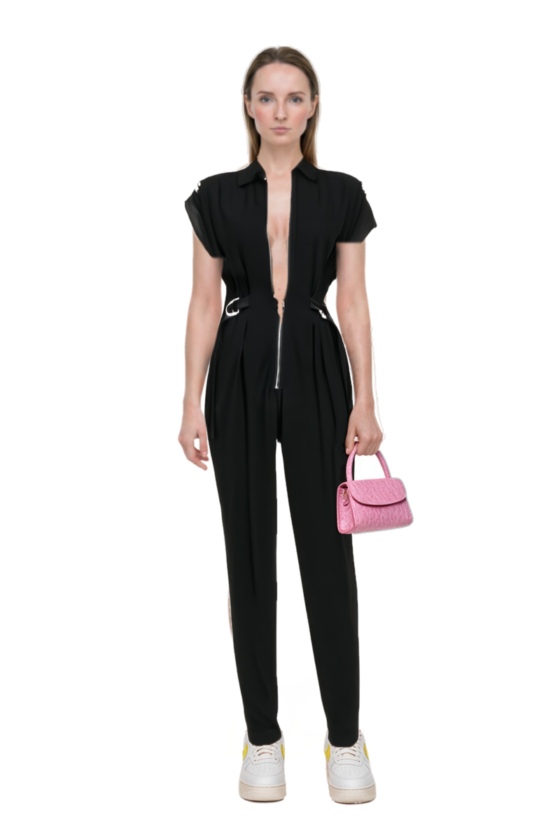 Outfit air force 1 '07 lx "white/phantom/pearl white/yell" sneakers and pinko jumpsuit