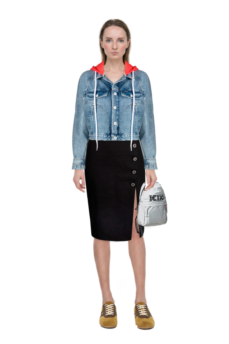 Outfit suede sneakers and pinko dress