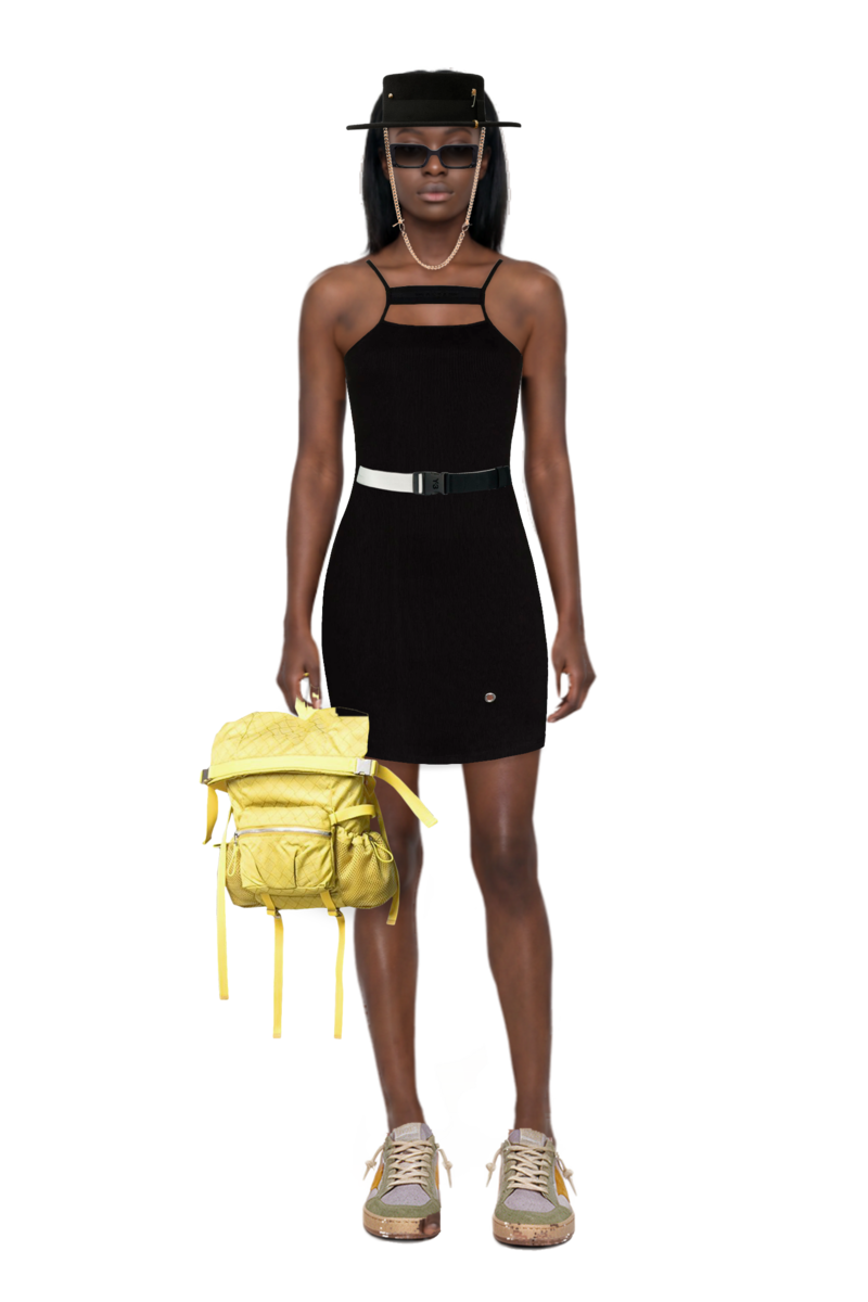 Outfit 23 dress and ball star sneakers