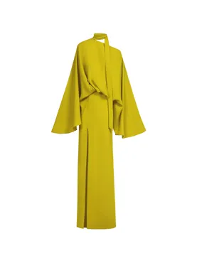 Taller Marmo Brooks tie-neck maxi dress