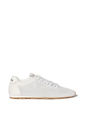 Miu Miu Plume mesh fabric sneakers
