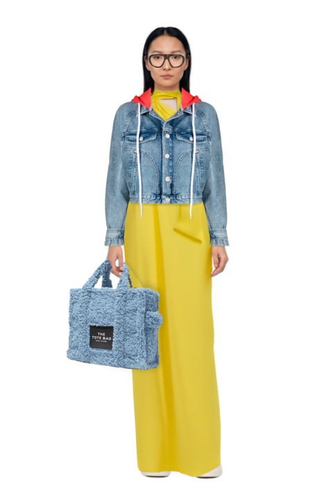 Outfit acetate geometric sunglasses and astor halterneck maxi dress
