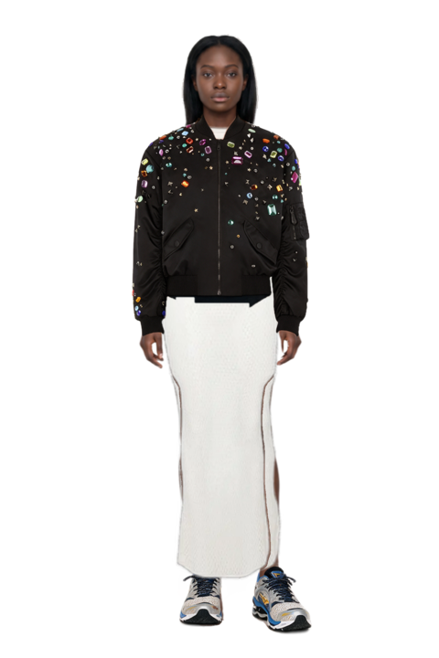 Outfit wave prophecy 1 sneakers and crochet polo dress