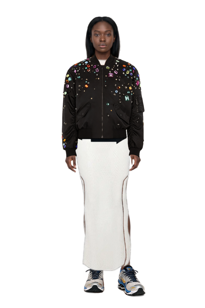 Outfit wave prophecy 1 sneakers and crochet polo dress