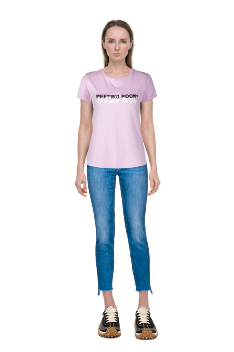 Outfit mesh mirage sneakers and pinko t-shirt