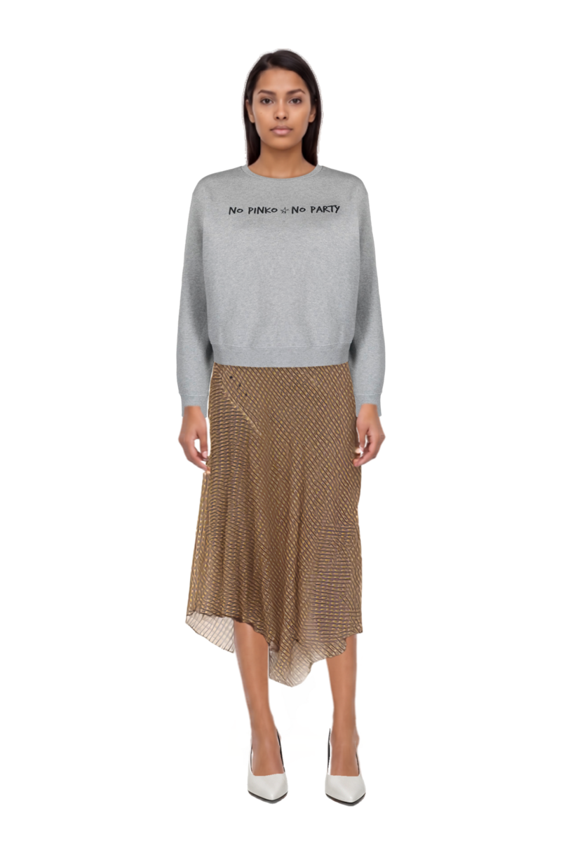 Outfit fame leather pumps and cooper layered midi dress