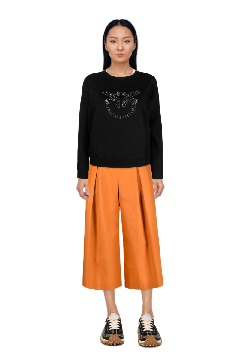 Outfit mesh mirage sneakers and pinko top