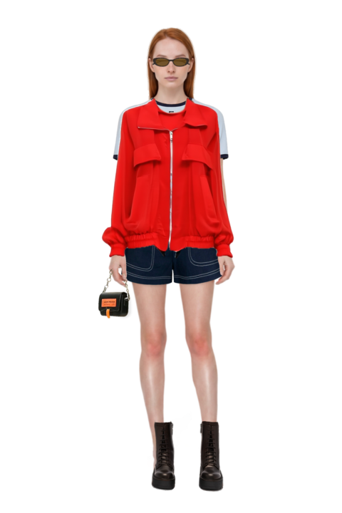 Outfit oval-frame sunglasses and logo-patch ringer t-shirt