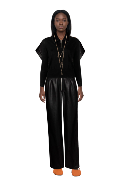 Outfit pinko sweater and 23 jumpsuit