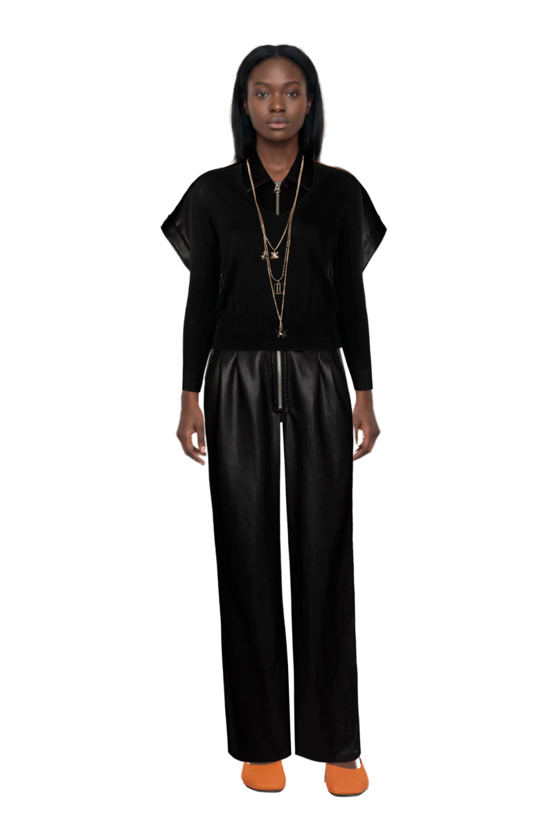 Outfit pinko sweater and 23 jumpsuit