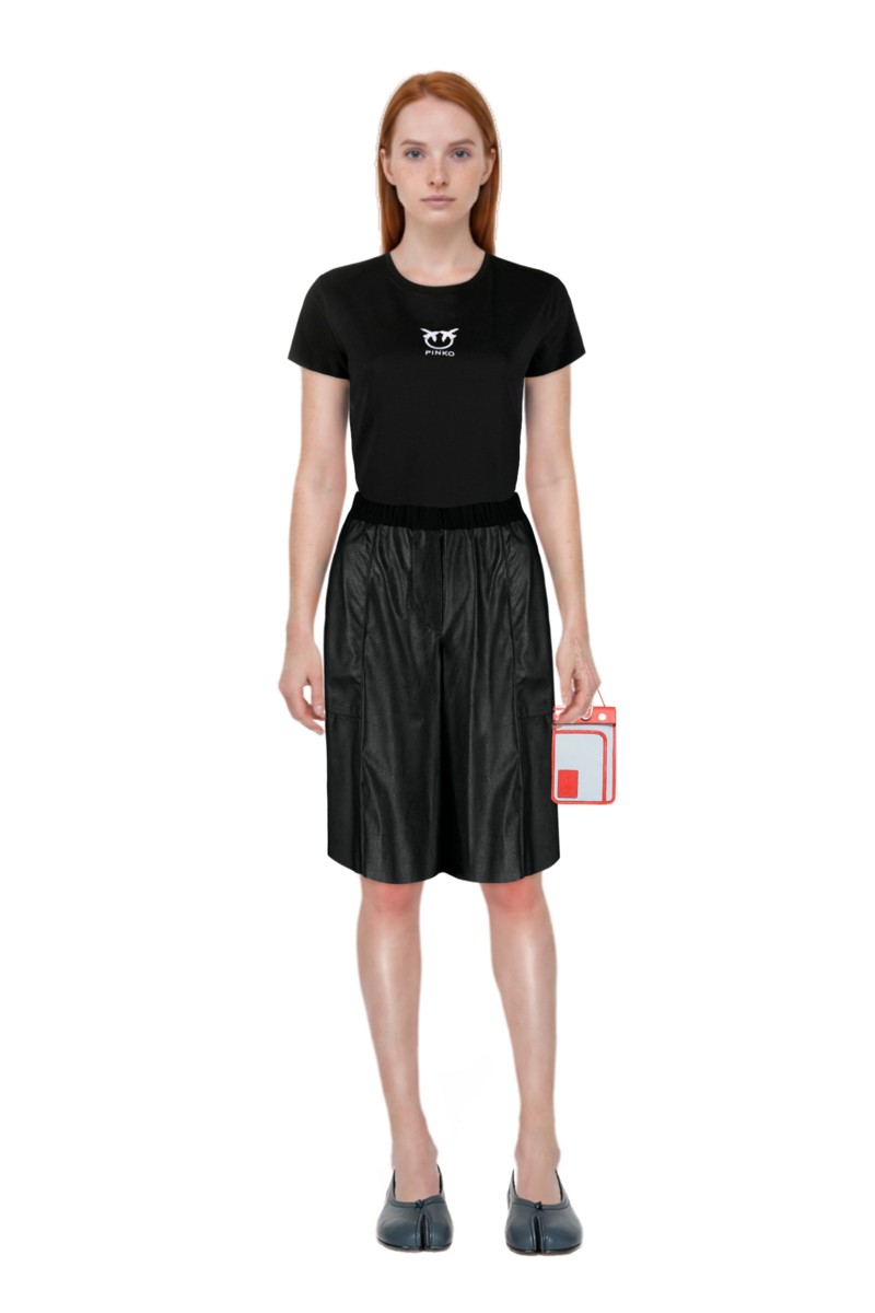 Outfit tabi ballet flats and pinko bermuda shorts