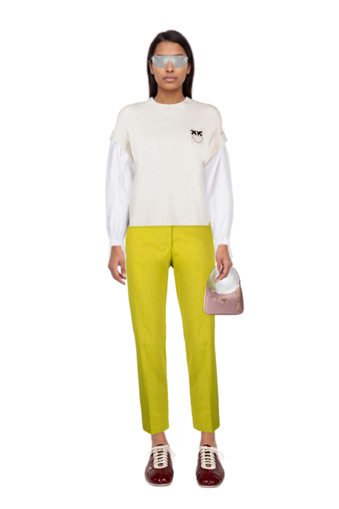 Outfit mini re-edition 2005 re-nylon and saffiano bag and crystal-embellished geometric-frame sunglasses