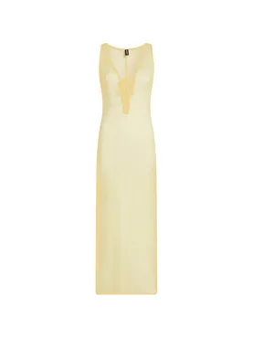 Karl Lagerfeld Signature crochet beach dress