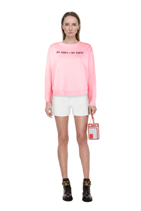 Outfit pinko shorts and pinko sweatshirt