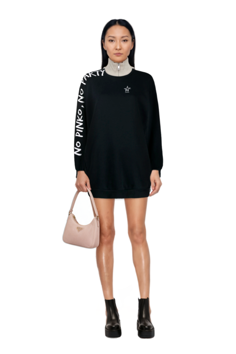 Outfit logo-intarsia zip-up cardigan and re-edition 2005 nubuck and saffiano leather mini-bag