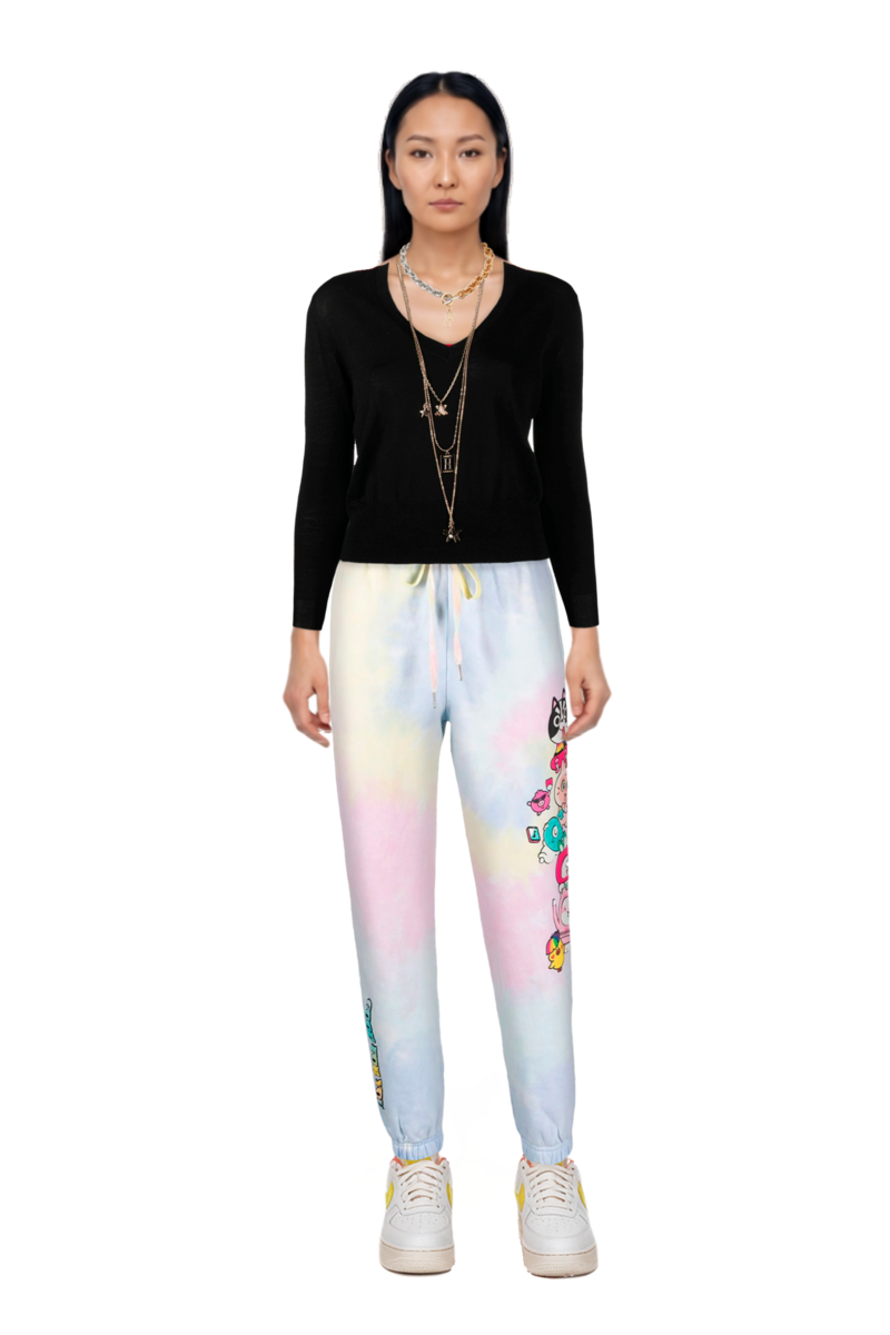 Outfit pinko sweater and air force 1 '07 lx "white/phantom/pearl white/yell" sneakers