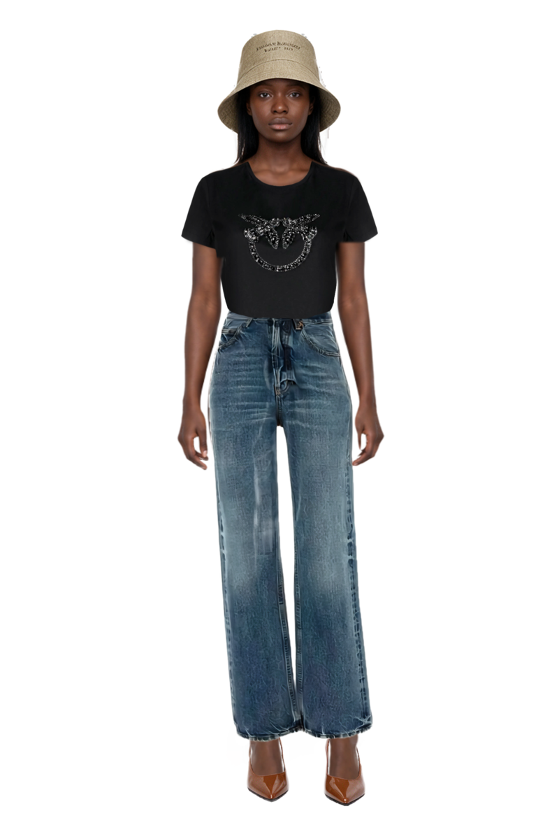 Outfit cotton jeans and 80mm vrushali pumps