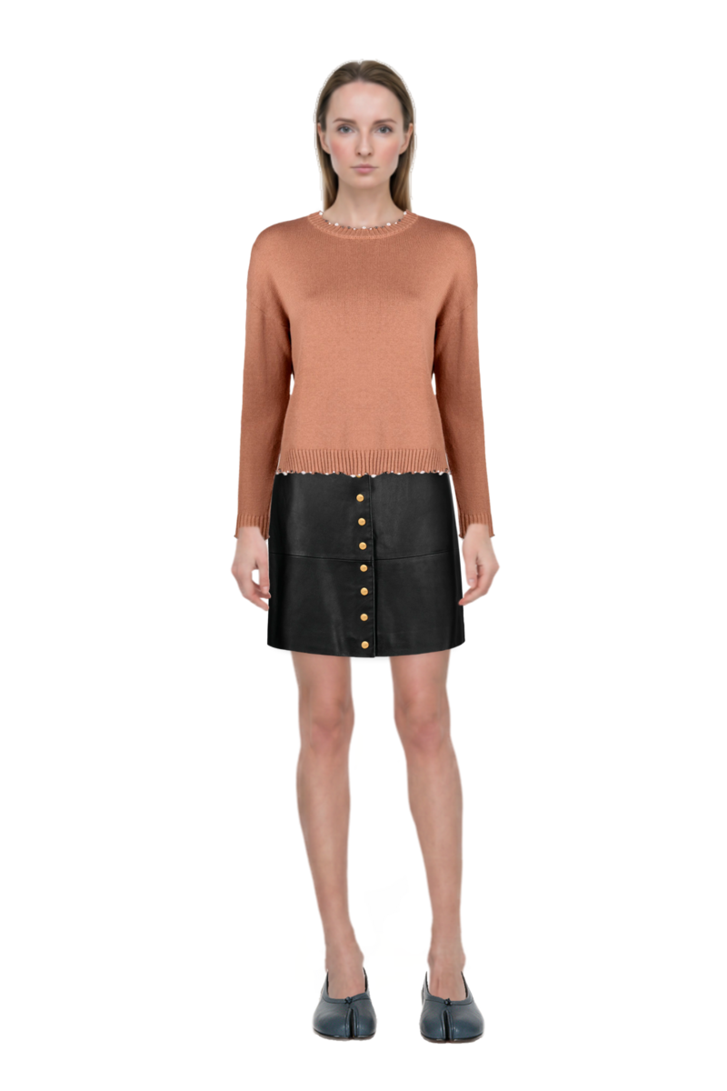Outfit tabi ballet flats and pinko skirt