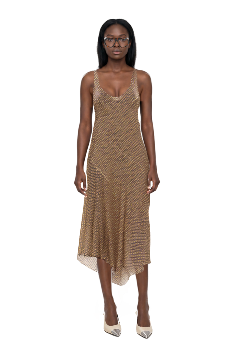 Outfit acetate geometric sunglasses and cassandre-plaque pumps
