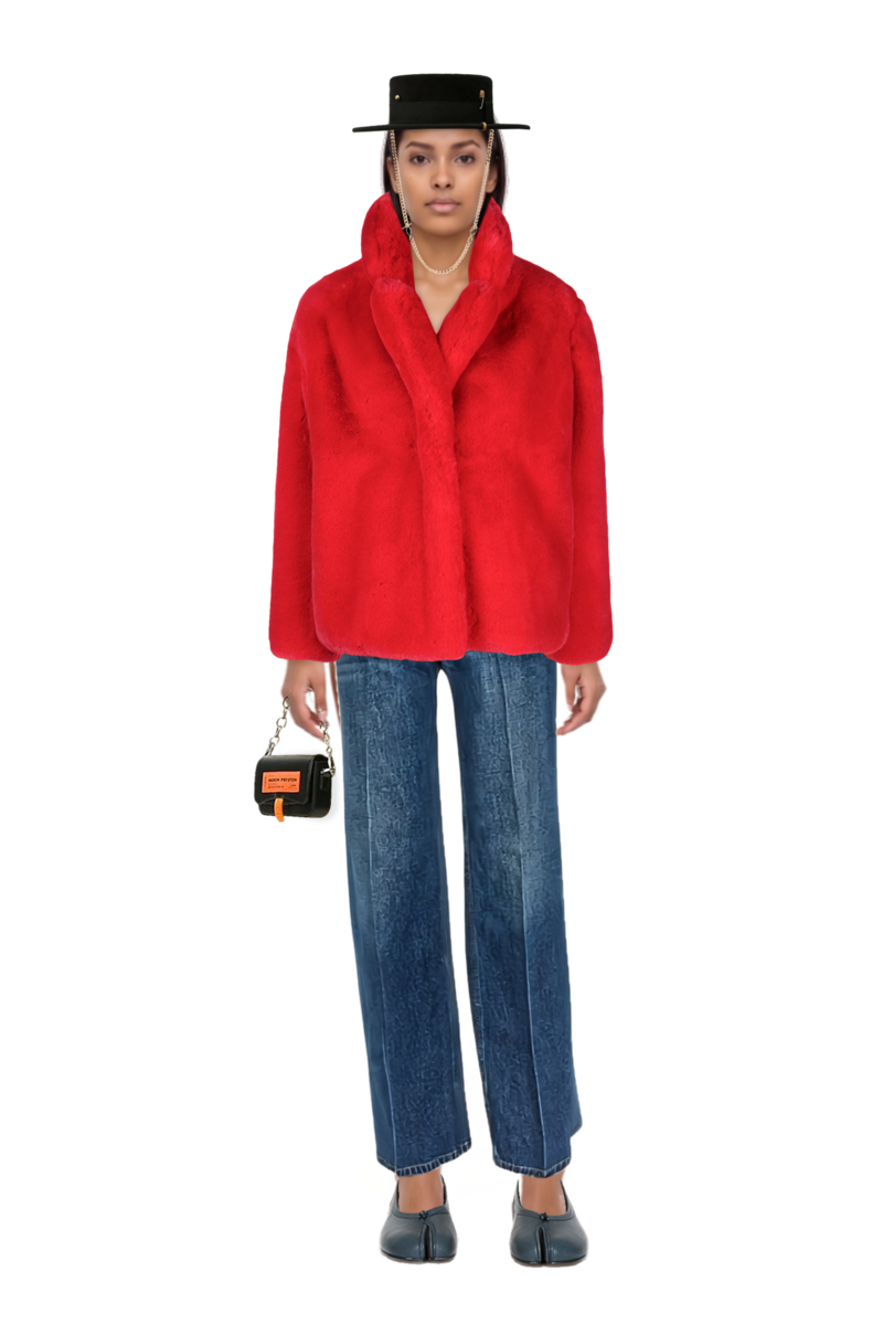 Outfit pressed-crease straight-leg jeans and tabi ballet flats