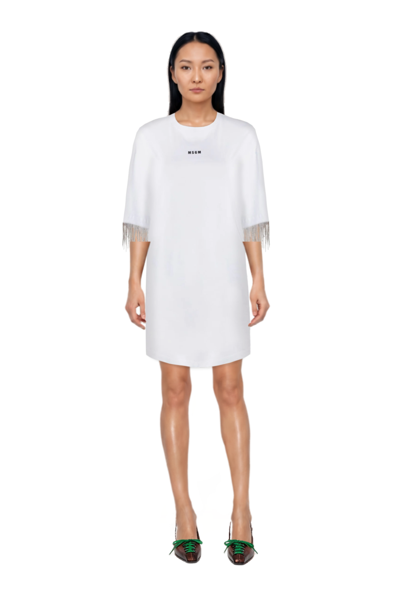 Outfit lace-up pointed-toe pumps and 23 dress