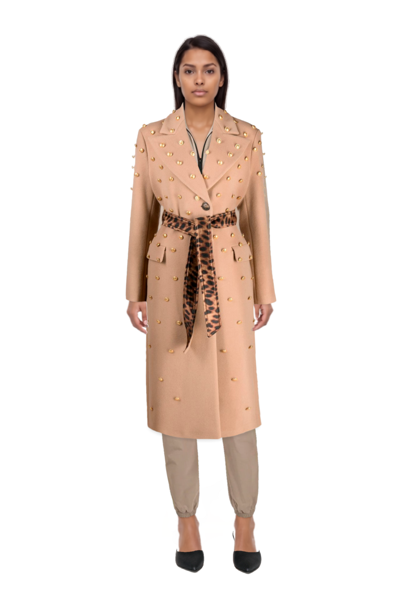 Outfit le cœur pointed-toe mules and pinko coats
