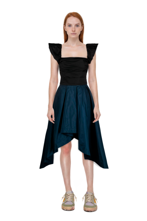 Outfit ball star sneakers and pinko skirt