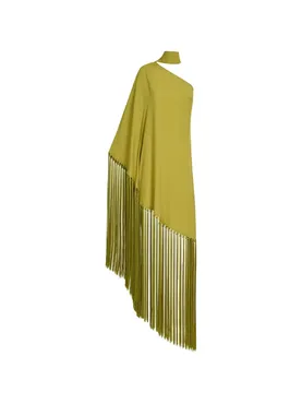 Taller Marmo Gunilla fringed one-shoulder dress