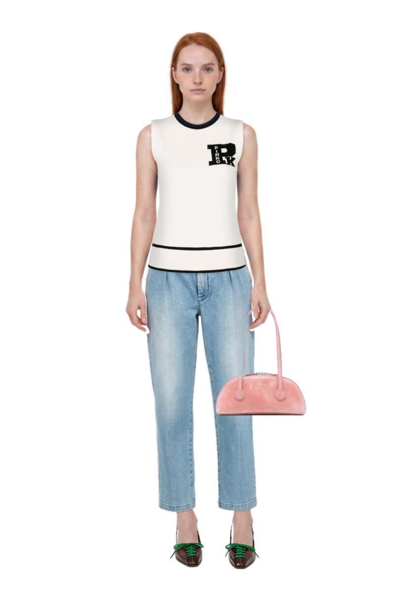 Outfit bessette leather tote bag and lace-up pointed-toe pumps
