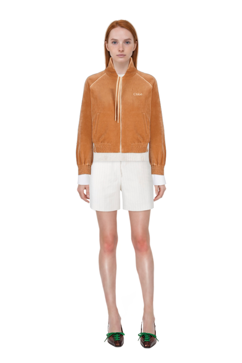 Outfit lace-up pointed-toe pumps and logo-embroidered velvet sweater