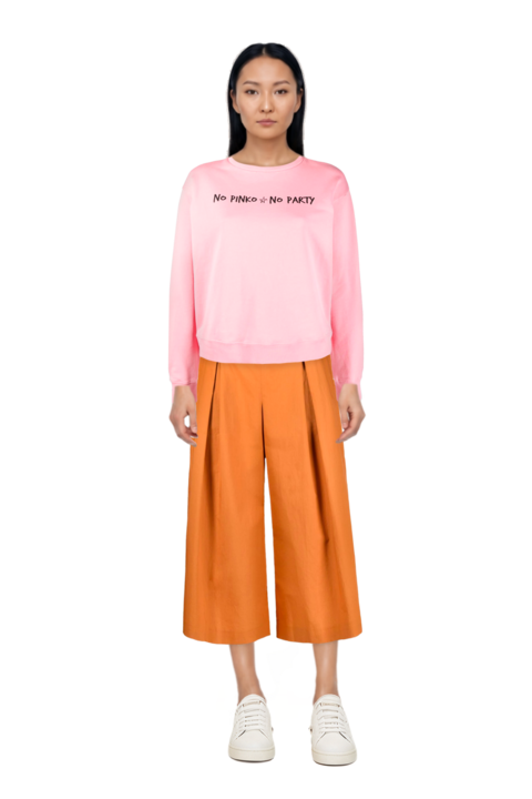 Outfit pinko sweatshirt and pinko culottes