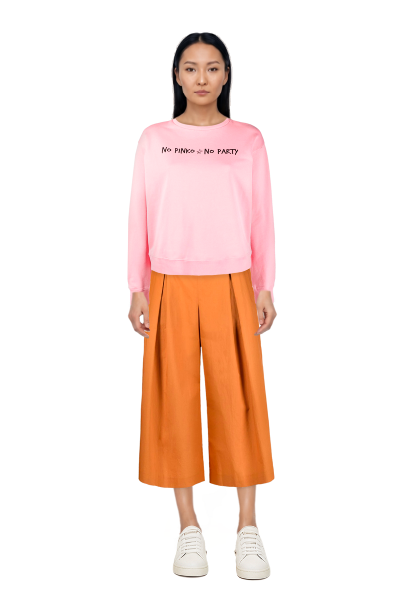 Outfit pinko sweatshirt and pinko culottes