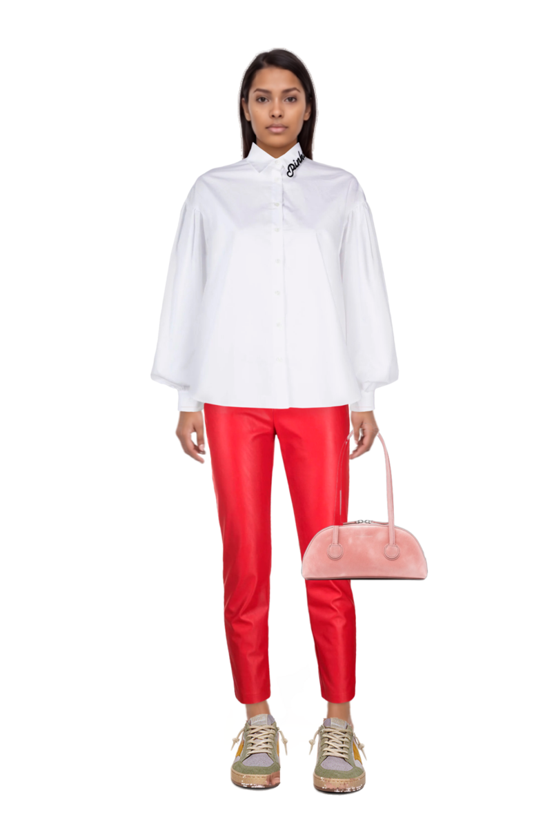 Outfit bessette leather tote bag and ball star sneakers