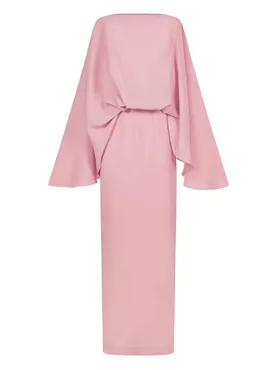 Taller Marmo Eolia cape-sleeve maxi dress