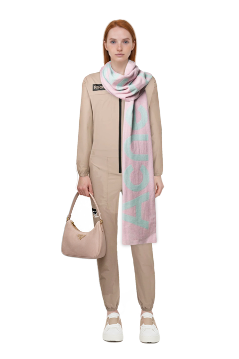 Outfit re-edition 2005 nubuck and saffiano leather mini-bag and 23 tracksuit