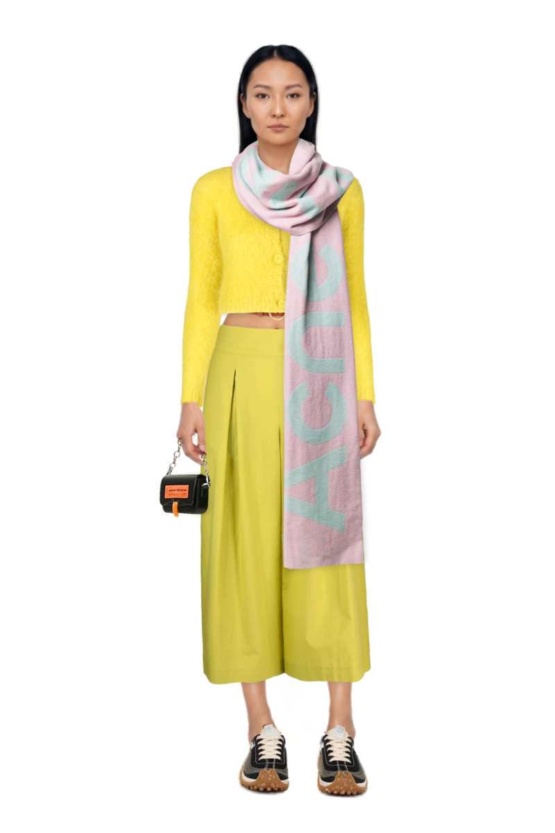 Outfit pinko trouser belt and mesh mirage sneakers