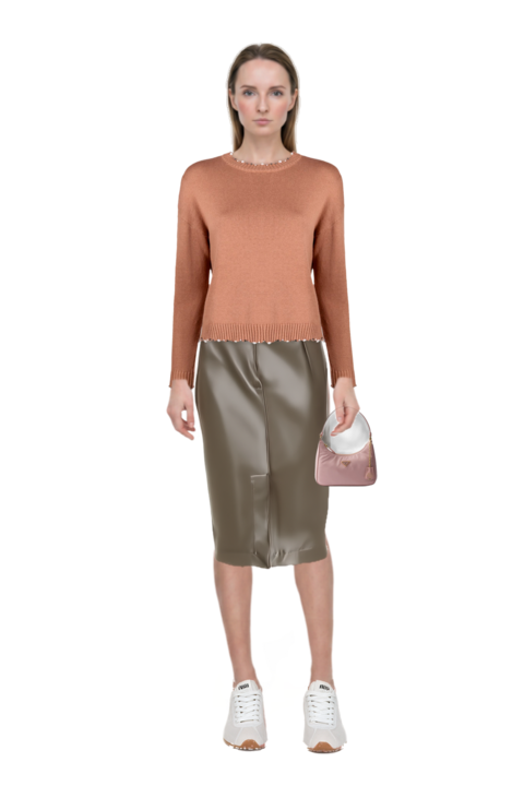 Outfit plume mesh fabric sneakers and mini re-edition 2005 re-nylon and saffiano bag