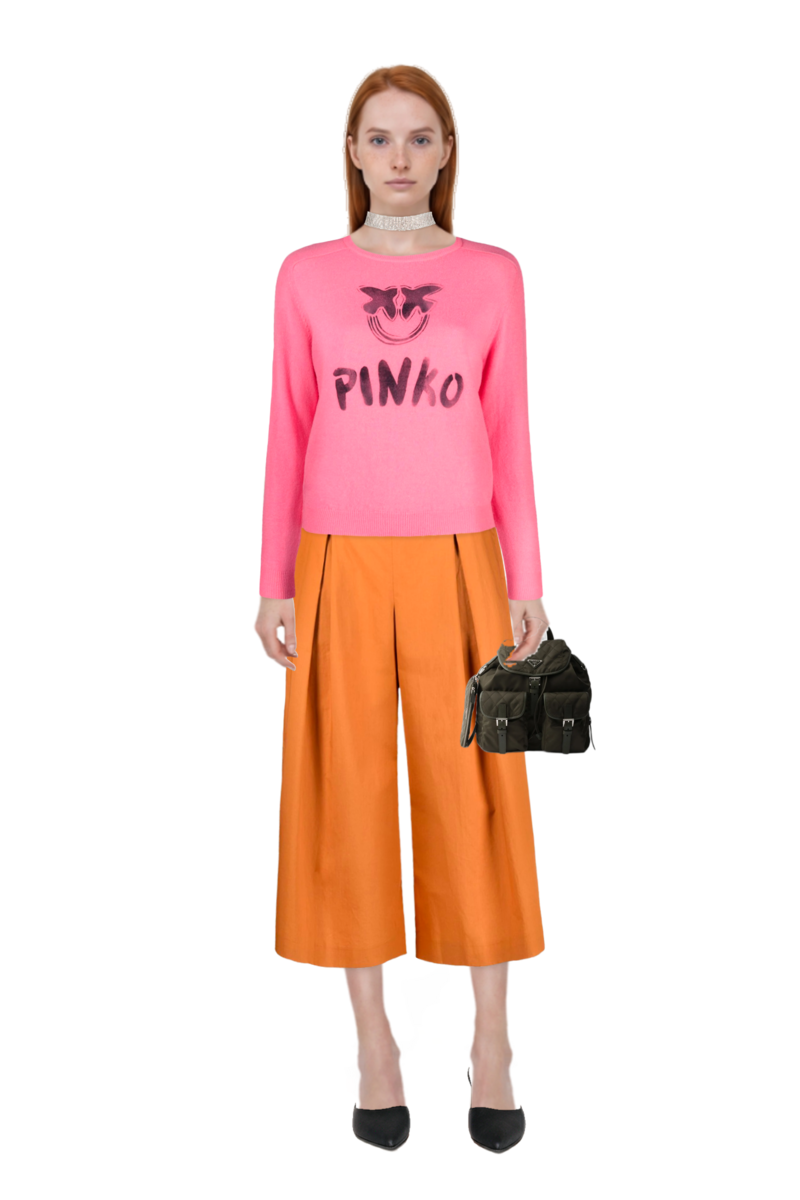 Outfit le cœur pointed-toe mules and medium quilted re-nylon backpack with saffiano leather trim