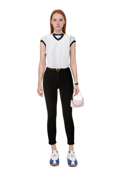 Outfit the 400 bleecker runner sneakers and stretch cotton-jersey t-shirt