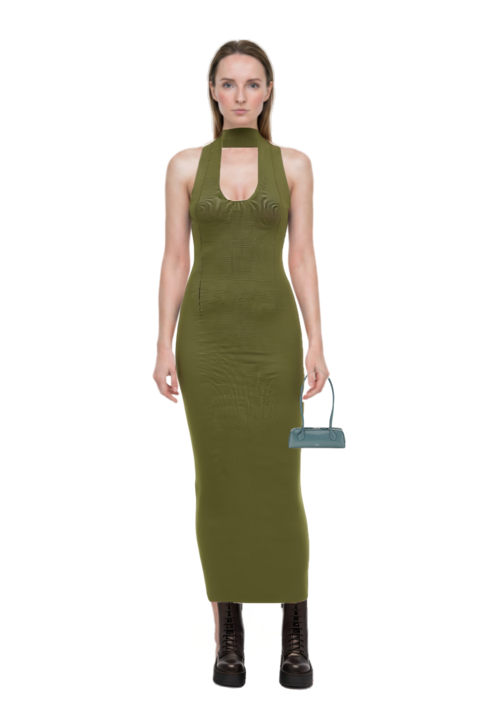 Outfit mahi dress and small le teckel shoulder bag