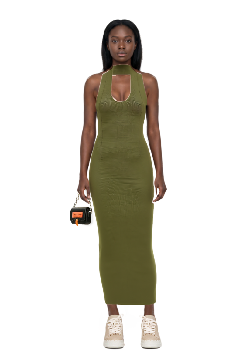 Outfit mahi dress and 23 sneakers