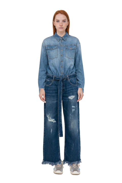 Outfit bubble technical fabric and suede sneakers and pinko jumpsuit