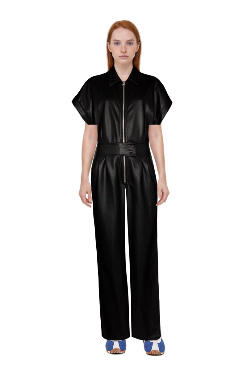 Outfit the 400 bleecker runner sneakers and 23 jumpsuit