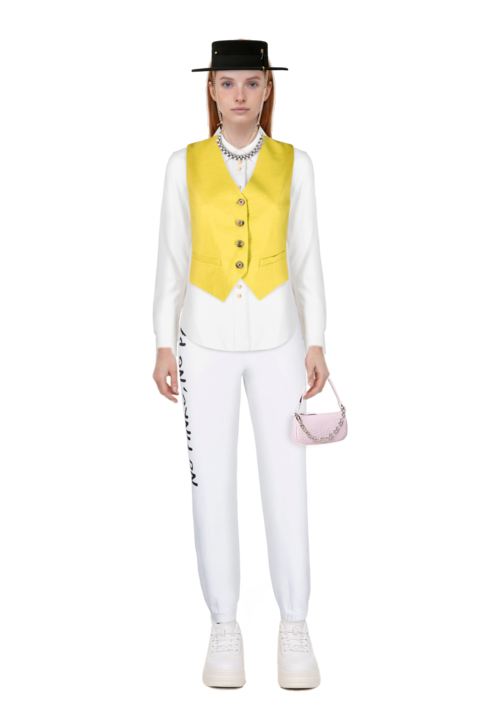 Outfit pinko waistcoat and pinko polo